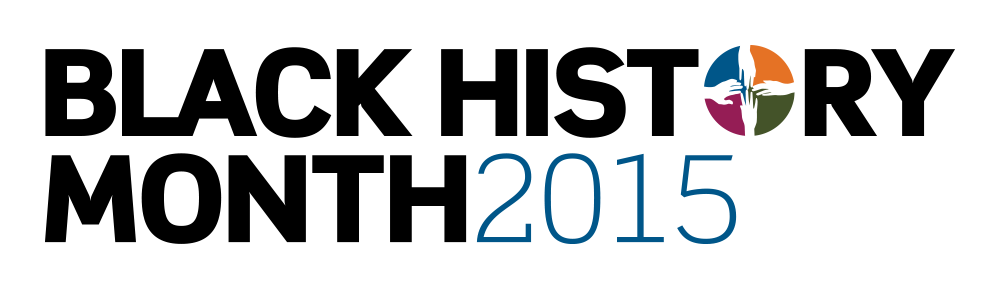 Black History Month 2015 Bold Text Logo