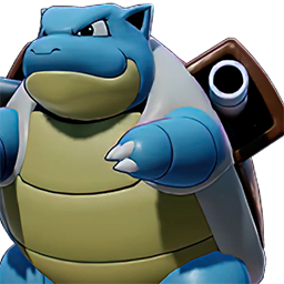 Blastoise Pokemon with Shell Cannons