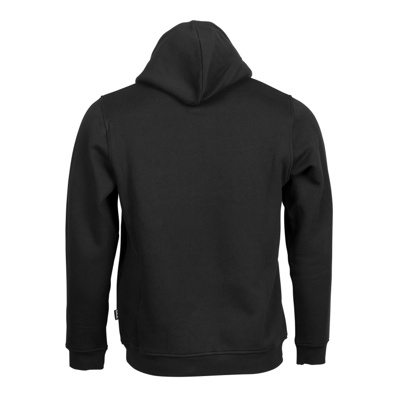 Black Fleece Hoodie Back View