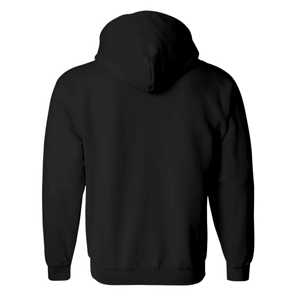 Black Hoodie Back View Mockup