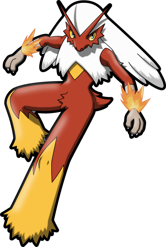 Blaziken Fire Fighter with Flaming Fists