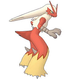 Blaziken Fire Fighter Figure in Red and Cream