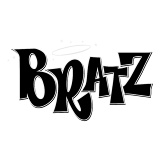 Bold Black Bratz Wordmark with Halo