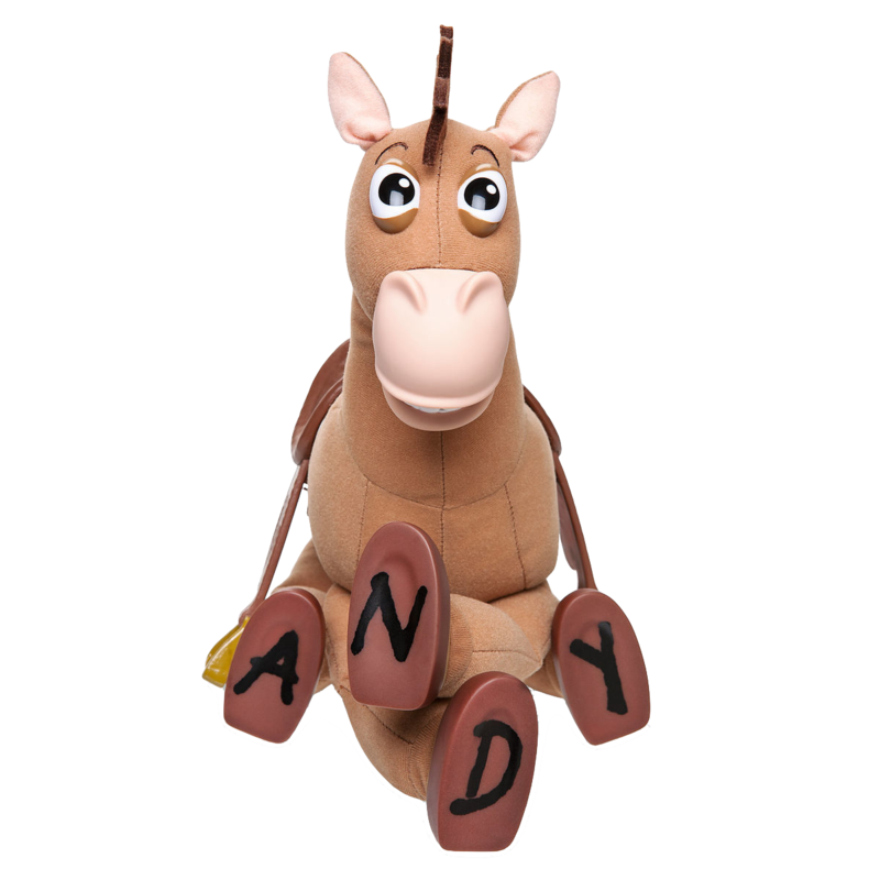 Brown Plush Horse with Painted Hooves