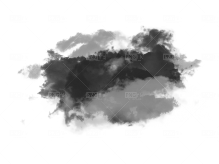 Dark Grey Storm Cloud Cluster Overlay
