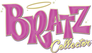 Pink Bratz Logo with Gold Halo