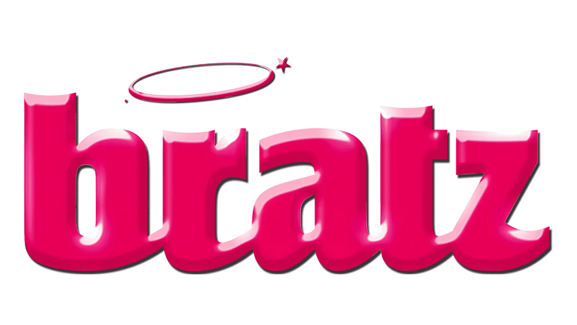 Glossy Pink Bratz Logo with Halo
