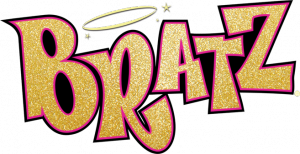 Gold Glitter Wordmark with Halo Accent